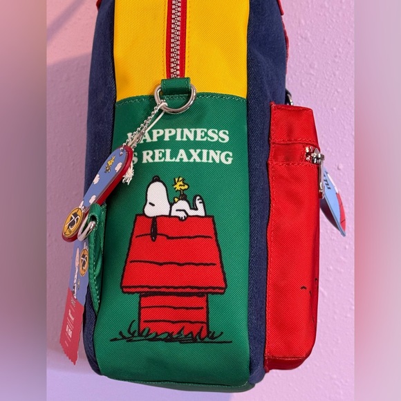 Peanuts Whatever! Makes You Happy Reversible Backpack – NO STRAP – Snoopy - Picture 9 of 12